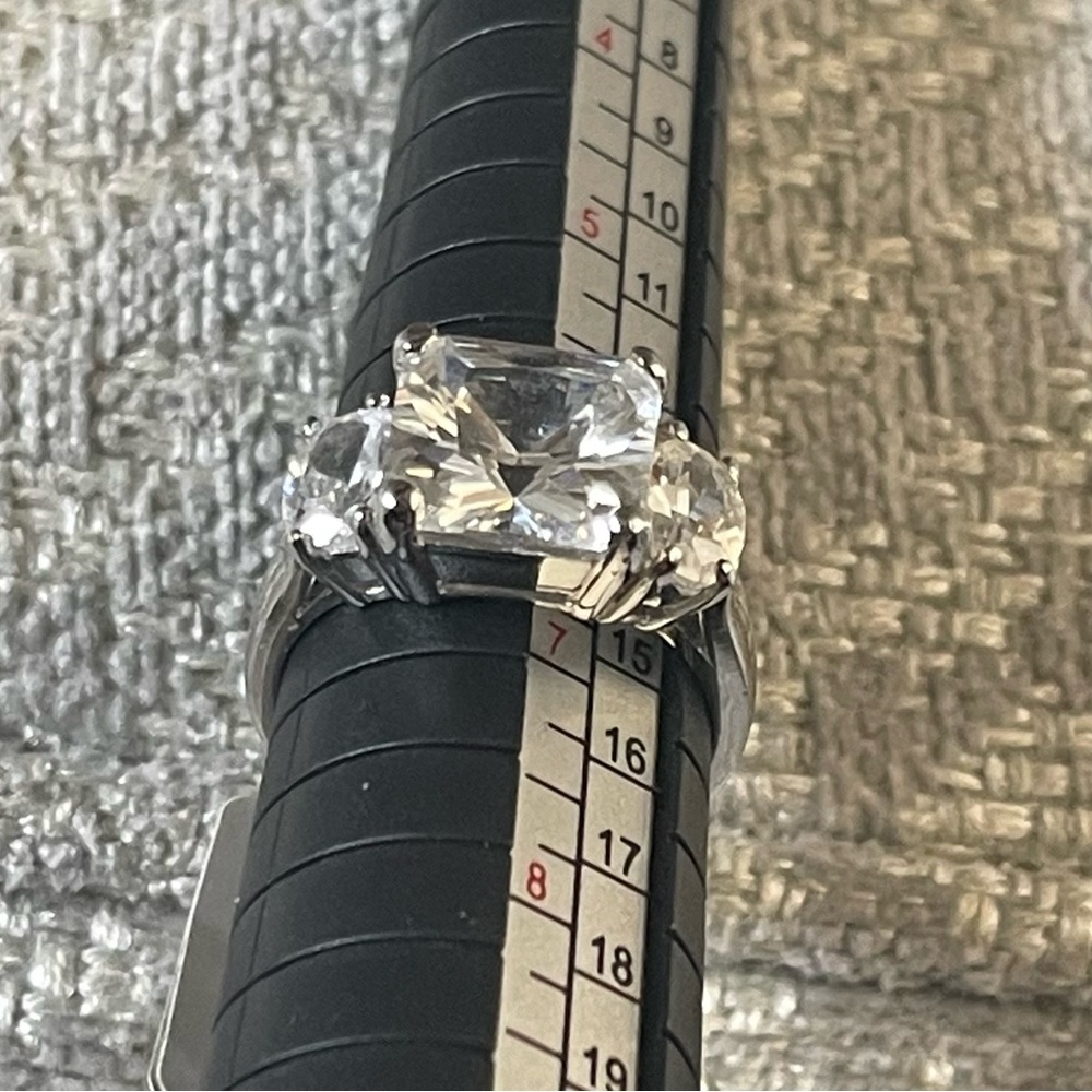 Sterling silver CZ ring